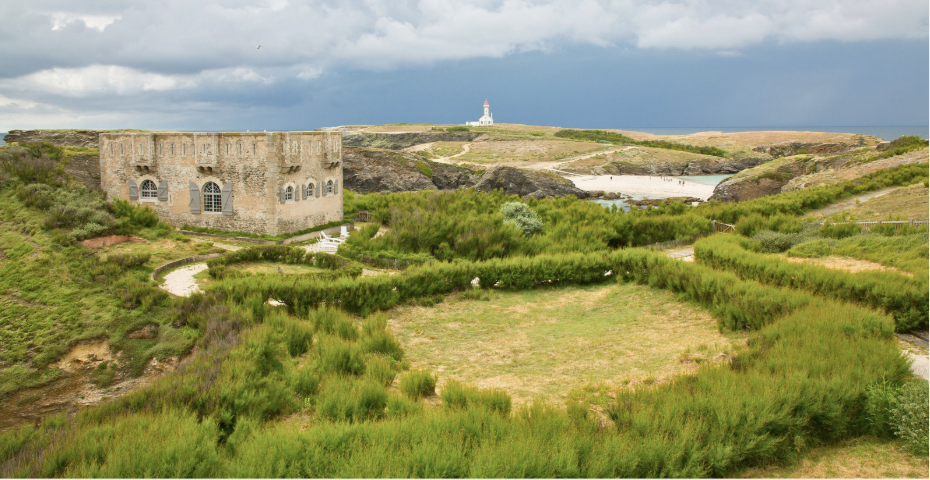 Le Fort de Sarah Bernhardt à la pointe des Poulains © Laëtitia Scuiller