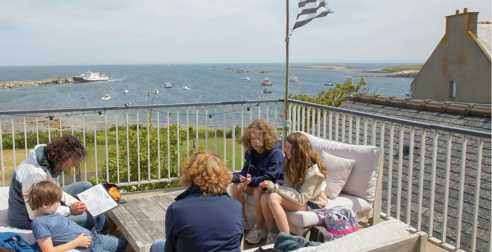 terrasse vue mer Ô Caillou © Laetitia Scuiller 