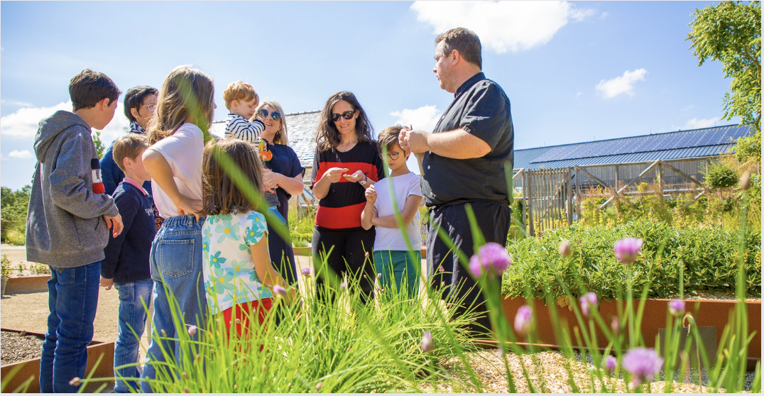 Les 5 sens et l'alimentation - atelier parents/enfants pour noël aux Jardins de l'Éveil à Saint-Thonan