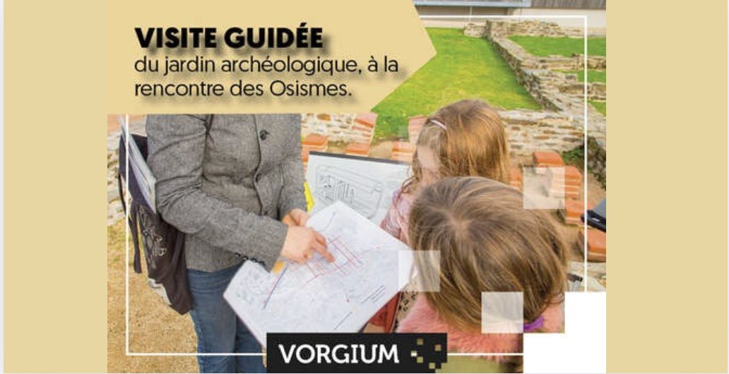 Visites guidées en réalité augmentée du jardin archéologique à Vorgium