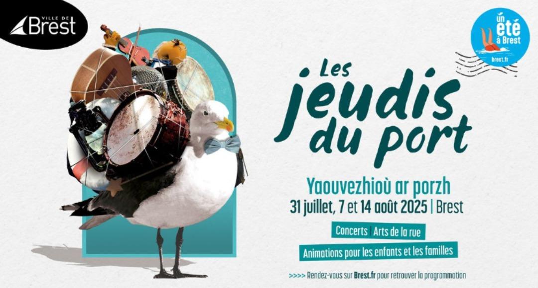 Les jeudis du port en famille à Brest - été 2025 