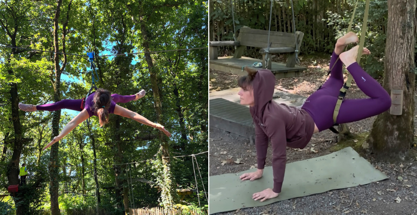 Pilates suspendus au FunPark Dirinon Pilates suspendus au FunPark Dirinon