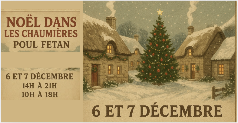 Marché de Noël familial à Poul Fetan – 6 & 7 décembre 2025