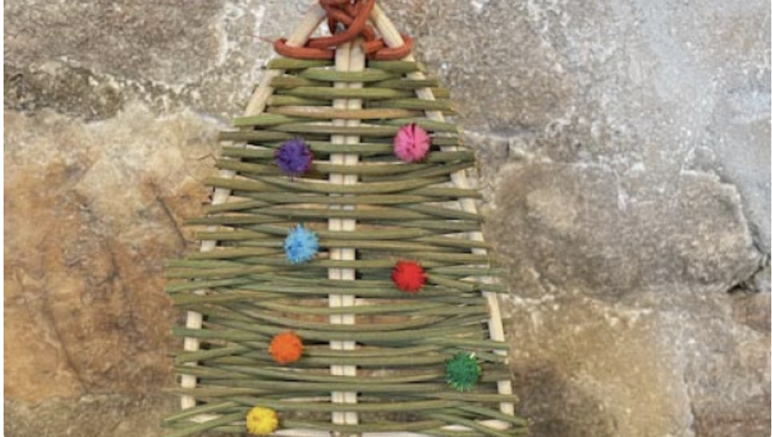 Sapin de Noël - Atelier vannerie enfants dès 6 ans - Cidrerie Kerné à Pouldreuzic