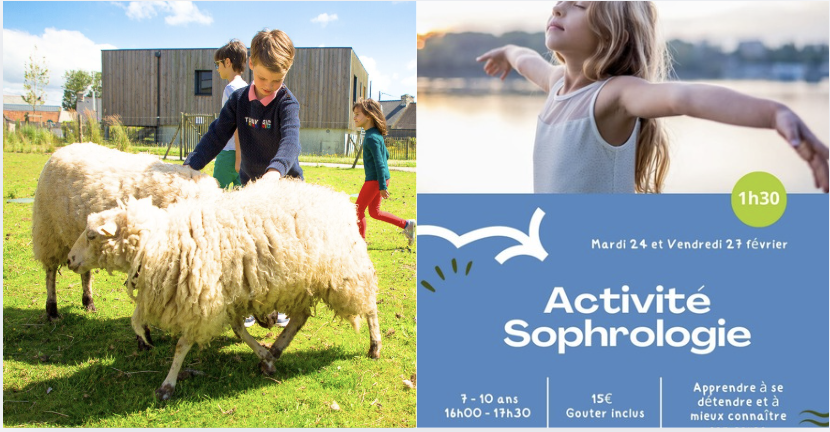 Activité sophrologie pour les enfants de 7 à 10 ans aux Jardins de l'Éveil à Saint-Thonan