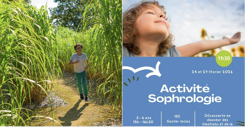 Atelier sophrologie pour les enfants de 3 à 6 ans aux Jardins de l'Éveil à Saint-Thonan