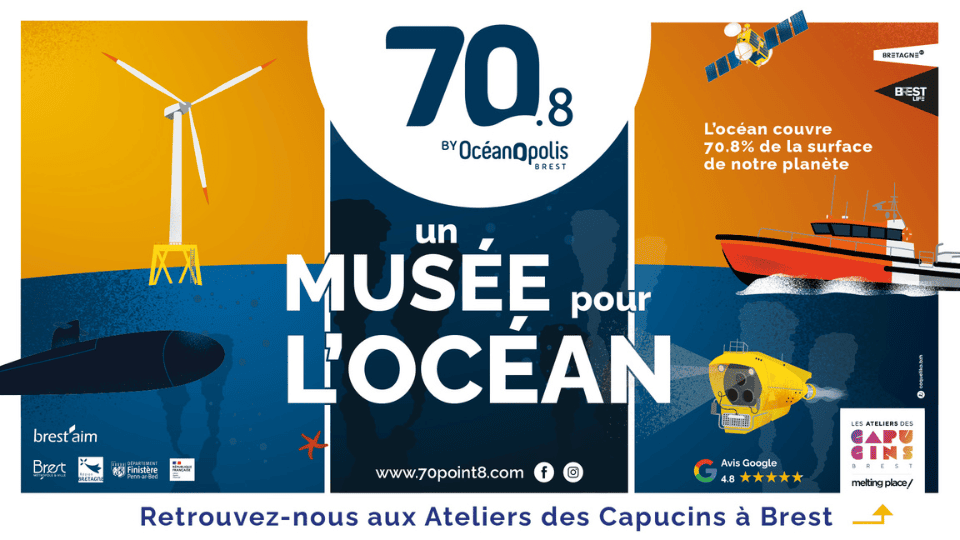 Profitez d'un tarif préférentiel au musée de l'océan 70.8 à Brest 