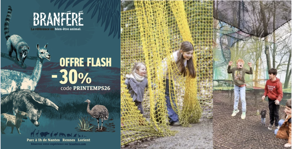 Offre flash exceptionnelle au parc de Branféré 
