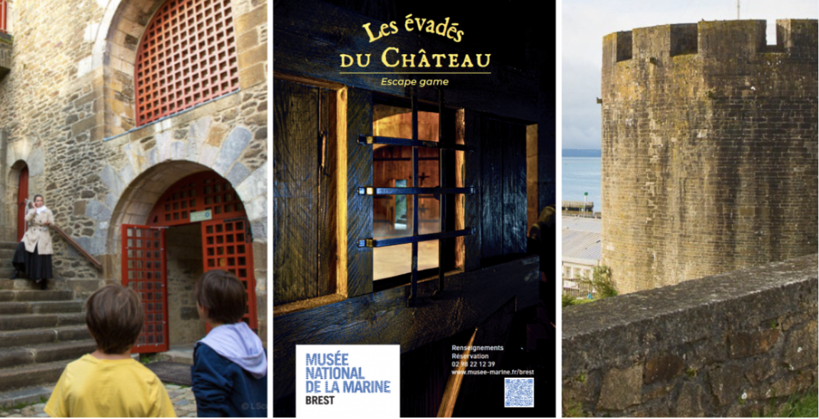 Nouveau : Escape Game - Les évadés du château au musée national de la marine à Brest