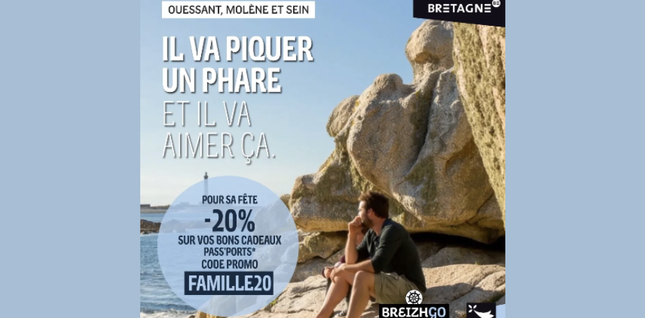 Fête des pères : Offrez-lui un voyage pour explorer les Îles avec BreizhGo Penn ar Bed !