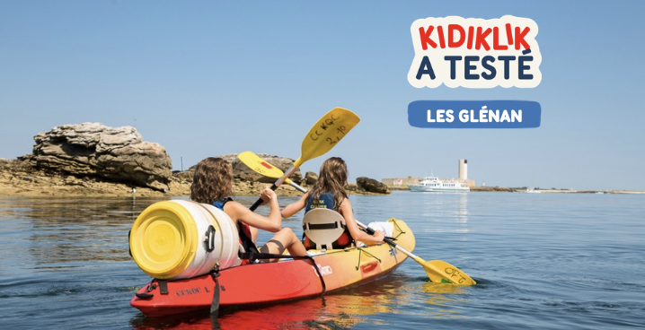 Dauphins, kayak et lagon émeraude : Kidiklik a testé les Glénan en famille et on a adoré !