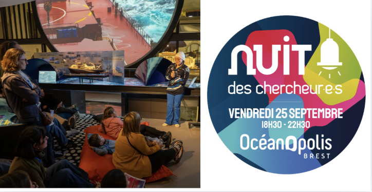 Nuit des Chercheur.e.s pour explorer la science en famille à Océanopolis à Brest