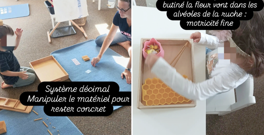 Ateliers duo 2-3 ans et soutien scolaire 6-15 ans avec Chifoumi Montessori Vannes