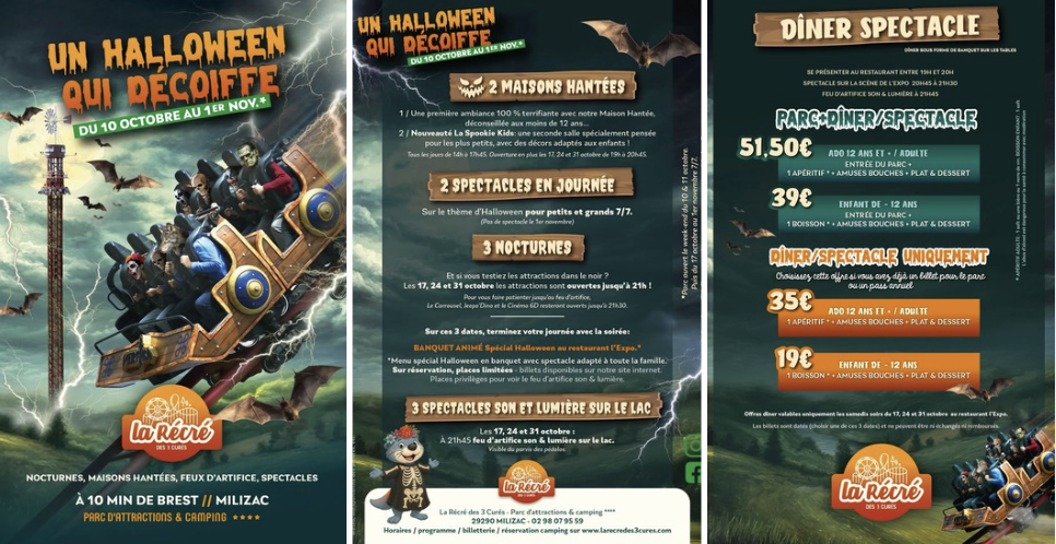 Un Halloween renversant à la Récré des 3 Curés près de Brest !