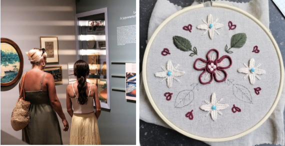 Atelier broderie ado/adulte au Musée Sérusier à Châteauneuf-du-Faou