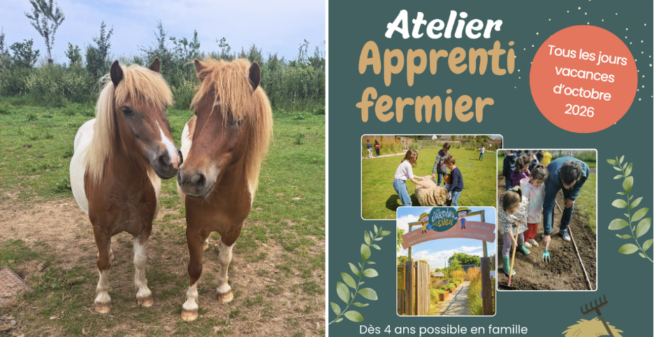 Apprenti fermier - Atelier enfants dès 4 ans aux Jardins de l'Éveil à Saint-Thonan