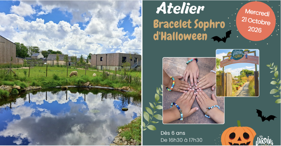 Bracelet et Sophrologie d'Halloween dès 6 ans - Les Jardins de l'Eveil à St Thonan