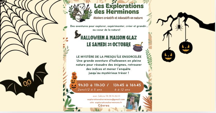 Halloween à Maison Glaz : Enquête nature et mystères sur la presqu'île de Gâvres