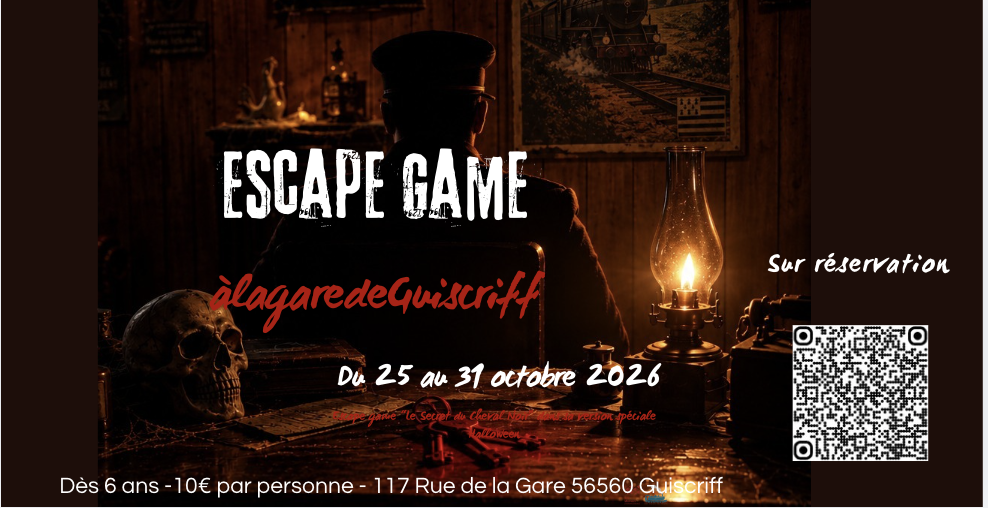 Halloween à la Gare de Guiscriff : Escape Game Le Secret du Cheval Noir