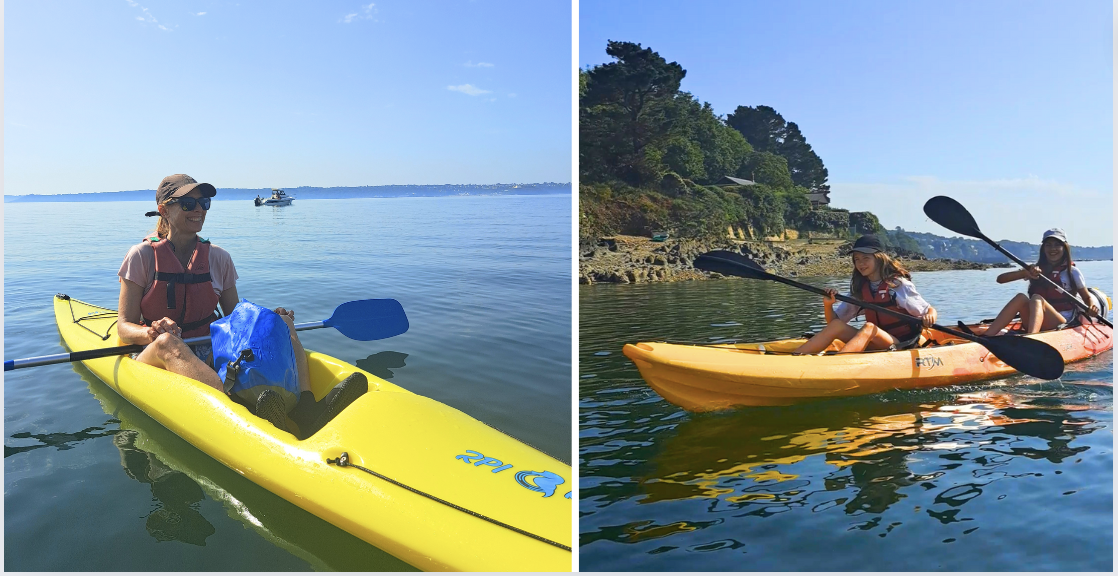 Escapade en famille en kayak en rade de Brest © Laëtitia Scuiller Kidiklik