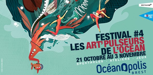 Festival Les Art'Pulseurs de l'Océan : animations familles à Océanopolis