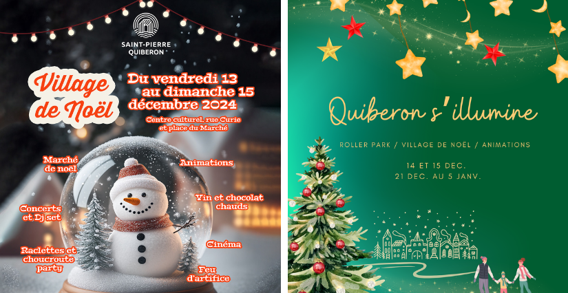 Noël sur la presqu'île de Quiberon