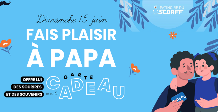 Pour les papas sportifs, une séance de glissade à la patinoire du Scorff