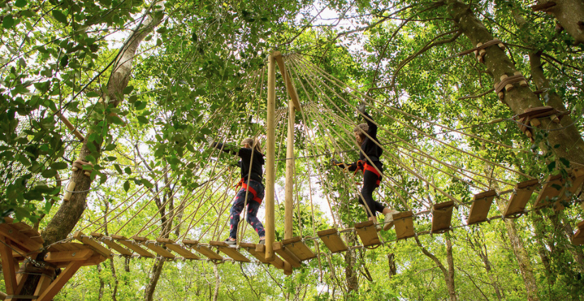 Le parc accrobranche Fun Park de Brest Dirinon rouvre ses parcours pour les vacances de février 