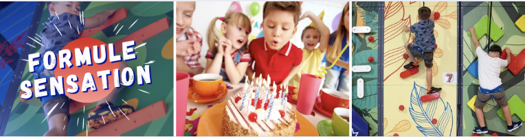 Anniversaire Sensation à La Playce Quimper : escalade ou parcours extrême dès 5 ans