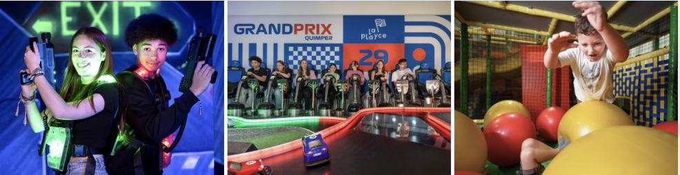 Bowling, surf indoor, laser game, escape game, parcours extrême… 6 500 m² de fun XXL à partager en tribu !