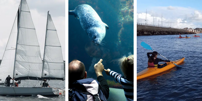Offre duo : Océanopolis et activité maritime dans la rade pour les familles, Brest