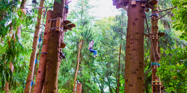 Nouveau ! Profitez du pack multi-activités au parc aventure Adrénature à Melgven Profitez en famille des activités de pleine nature au parc aventure Adrénature à Melgven
