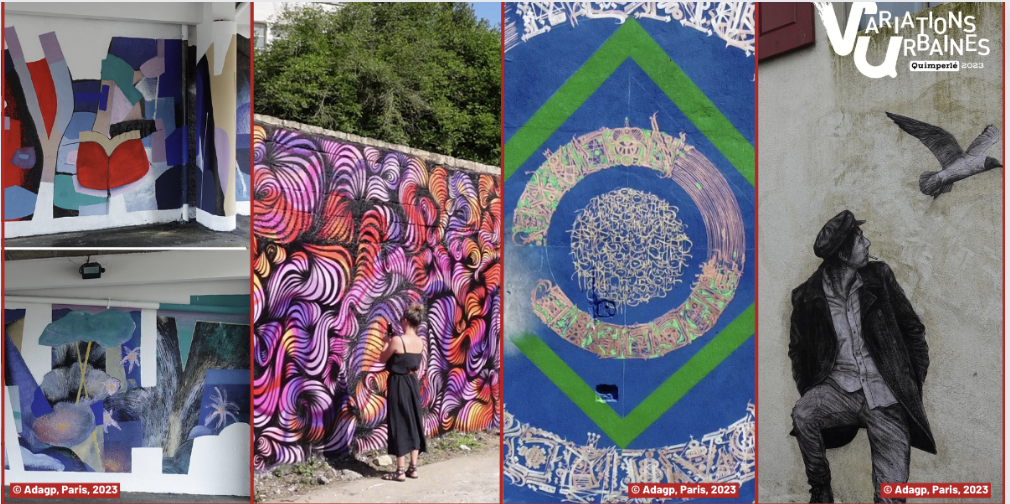 Variations Urbaines : exposition et animations sur le parcours d’art urbain à Quimperlé