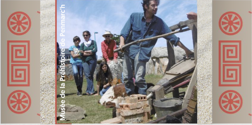 #Archéodémo : fabrication de haches à douilles à Vorgium , Carhaix