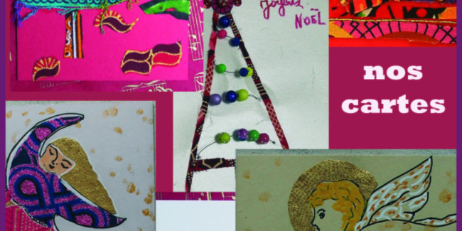 Atelier parent-enfant "Carte de Noël" à la Cidrerie Kerné - Pouldreuzic