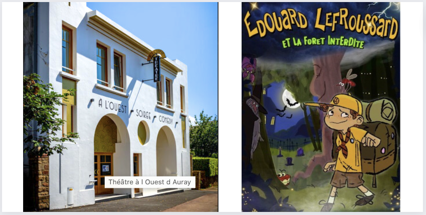 Spectacle "Edouard Lefroussard et la forêt interdite", en famille dès 5 ans au Théâtre à l'Ouest à Auray