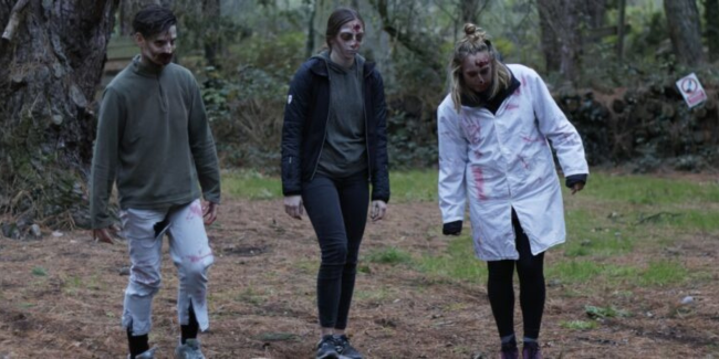 La "Breizh Zombie Run" donne la chair de poule aux ados à Celt'Aventures, Sarzeau