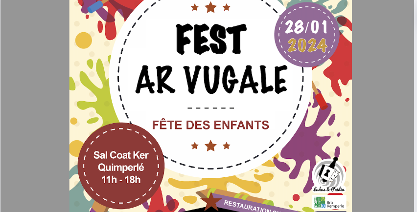 Fête des enfants - Festival Taol Kurun - salle Coat Ker, Quimperlé