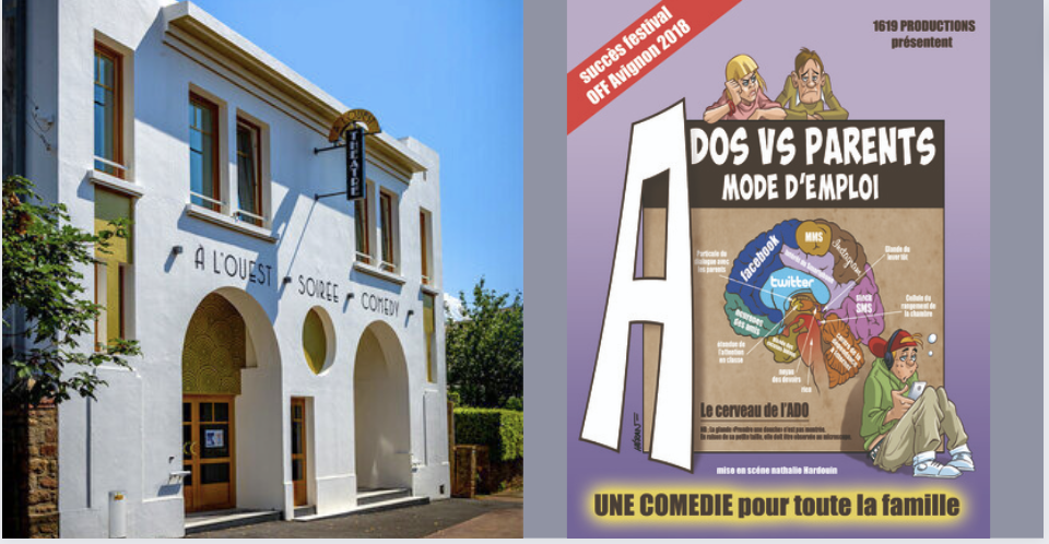 Spectacle "Ados VS Parents, mode d'emploi", en famille au Théâtre à l'Ouest à Auray