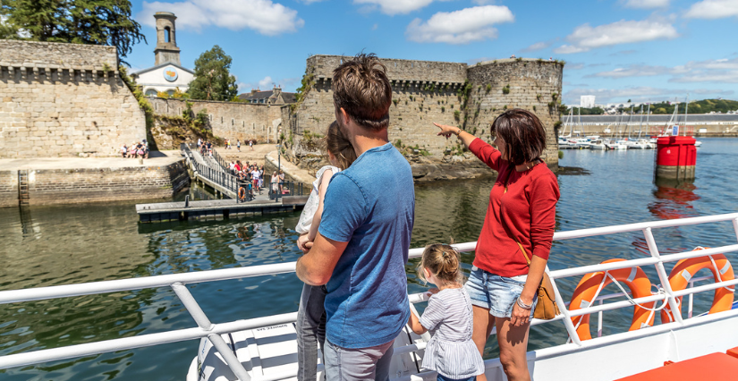 Croisière commentée dans la baie de Concarneau, avec les Vedettes de l'Odet