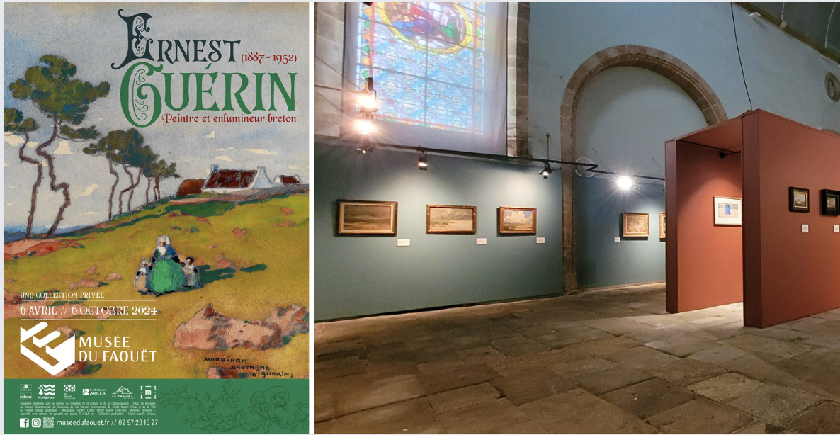 Dernière visite commentée de l'exposition "Ernest Guérin (1887-1952)" pour les parents au Musée du Faouet