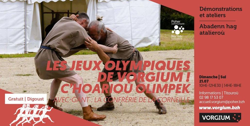 Les Jeux Olympiques antiques - animations et démonstrations à Vorgium, l'antique Carhaix