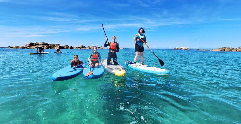 Balade en paddle en famille avec Barrachou Paddle - Meneham