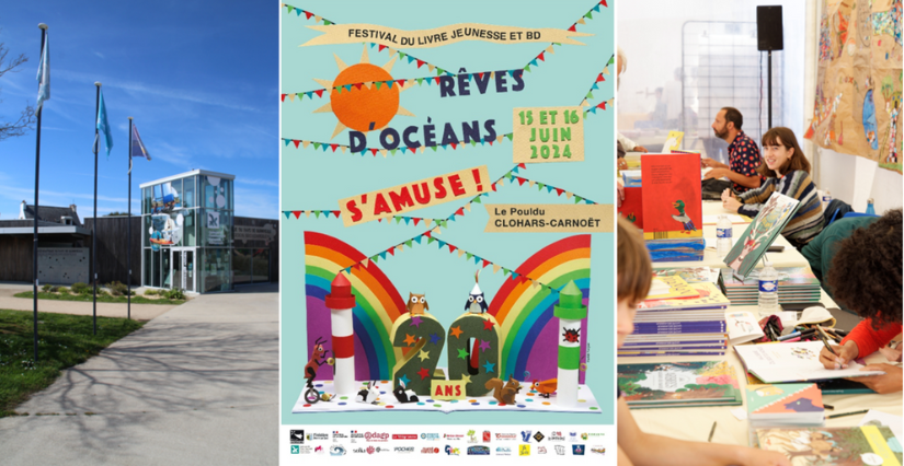 Festival littérature jeunesse Rêves d'Océans au Pouldu, Clohars-Carnoët