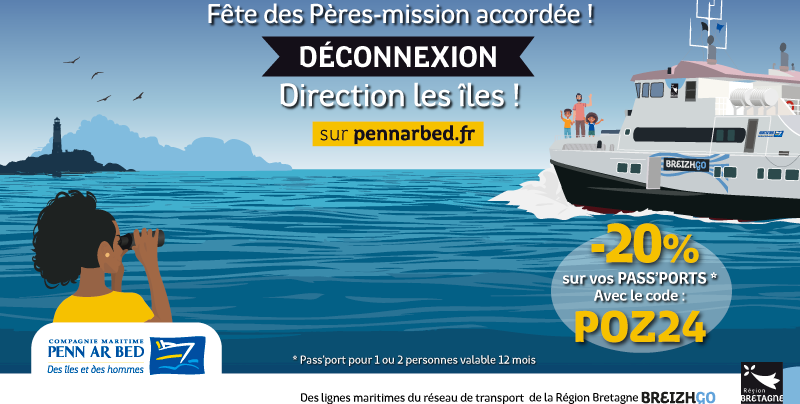 Fête des Pères : Offrez-lui un voyage pour explorer les Îles avec la Penn ar Bed !