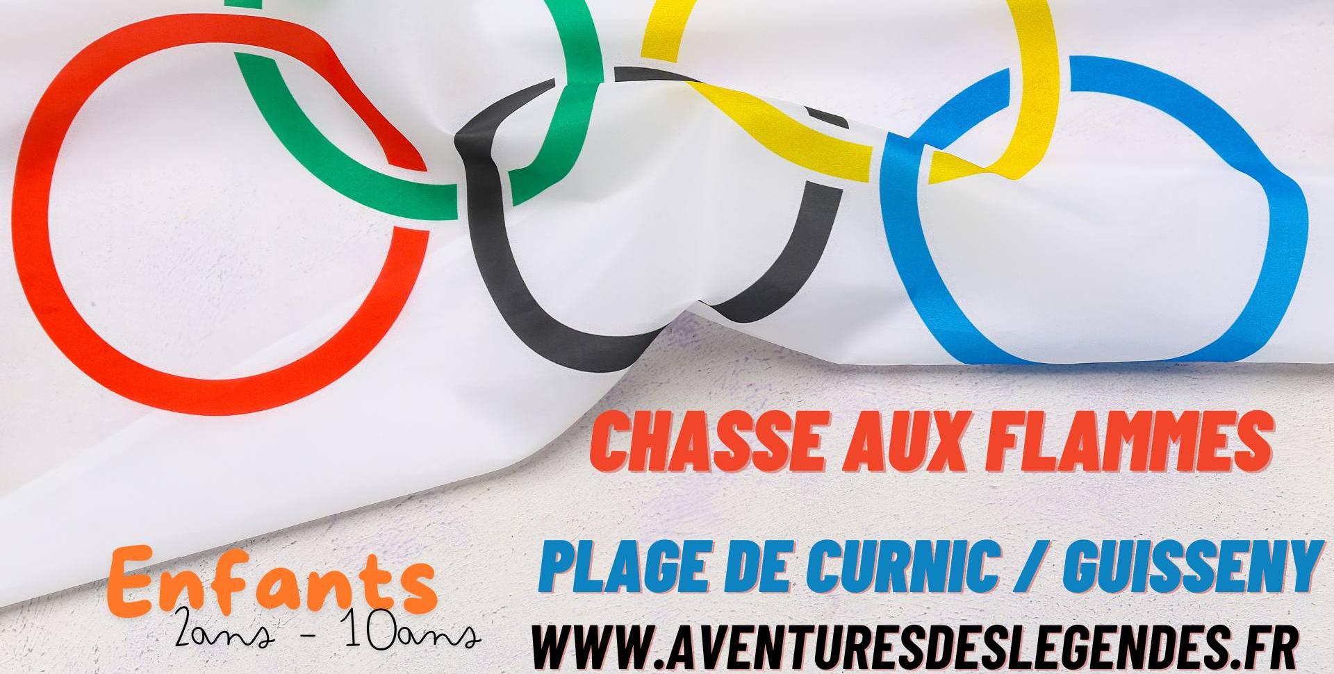 Chasse aux Flammes Olympiques à Guissény avec Aventures des Légendes