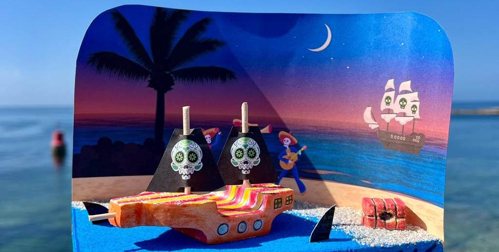 Atelier petit Chantier naval pirate Calaveras de 3 à 6 ans à Haliotika, Guilvinec