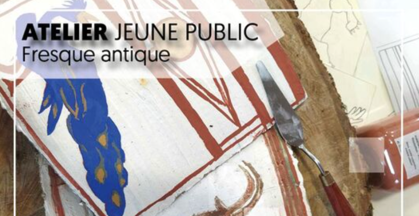 Atelier "Fresque antique" pour les plus jeunes à Vorgium à Carhaix