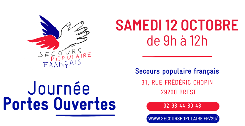 Portes ouvertes au Secours populaire français de Brest