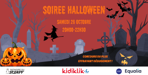 Soirée Halloween à la patinoire du Scorff à Lanester